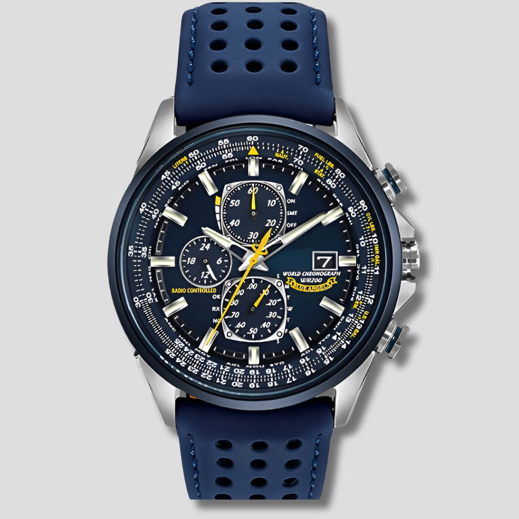 Elios Men's Watch | Stainless Steel Case, Leather Strap 2