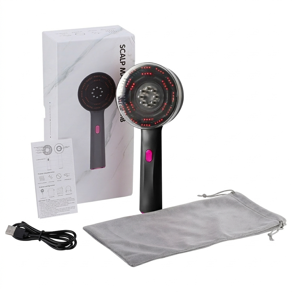 Elios Scalp Massage Comb | Gentle Stimulation, Fluid Distribution 0