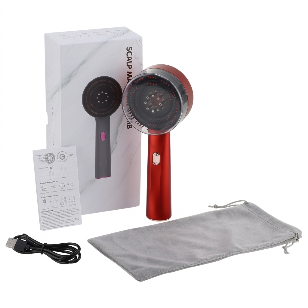Elios Scalp Massage Comb | Gentle Stimulation, Fluid Distribution 2