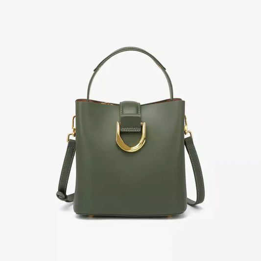 Elise Handbag | Genuine Cowhide Leather, Structured Design 0