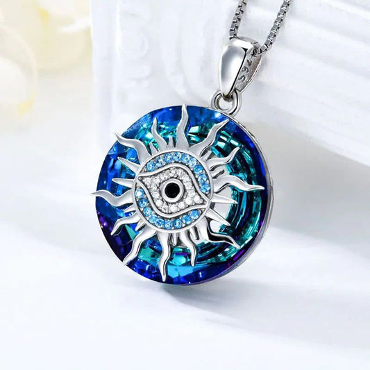 Elysia Evil Eye Necklace | Spiritual Protection Alloy Pendant 0
