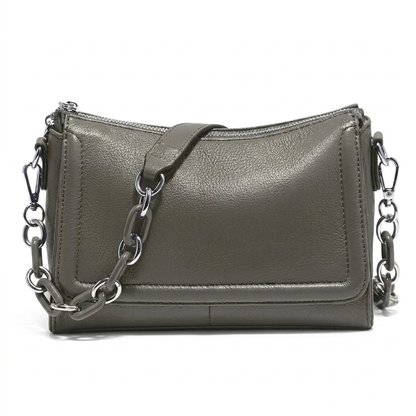 Elysia White Handbag | Timeless Leather Shoulder Bag 2