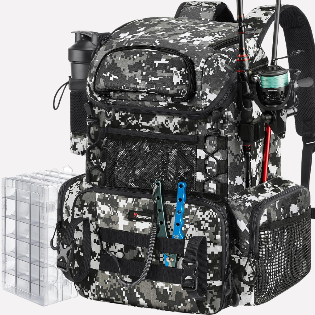 Falcon Fishing Tackle Backpack | Spacious, Organized Storage 3