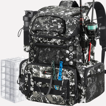Falcon Fishing Tackle Backpack | Spacious, Organized Storage 3
