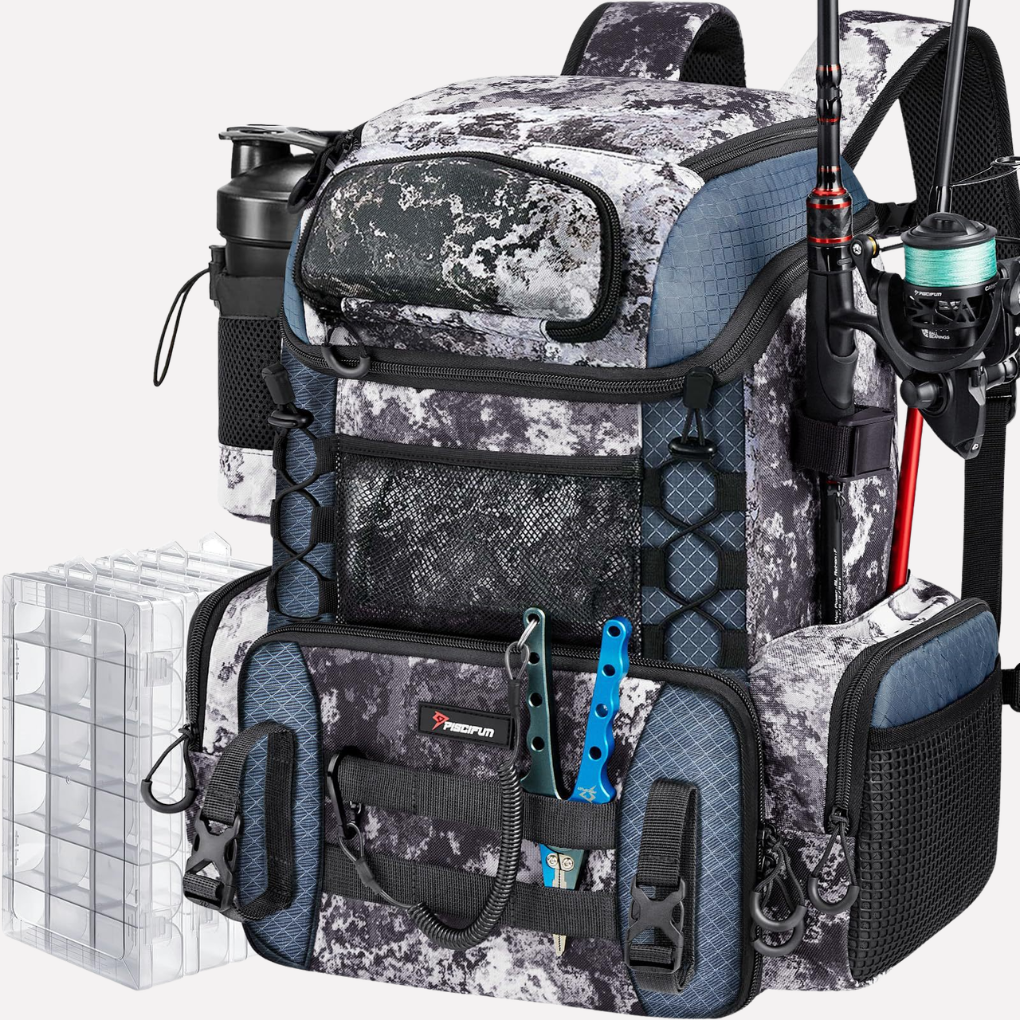Falcon Fishing Tackle Backpack | Spacious, Organized Storage 4