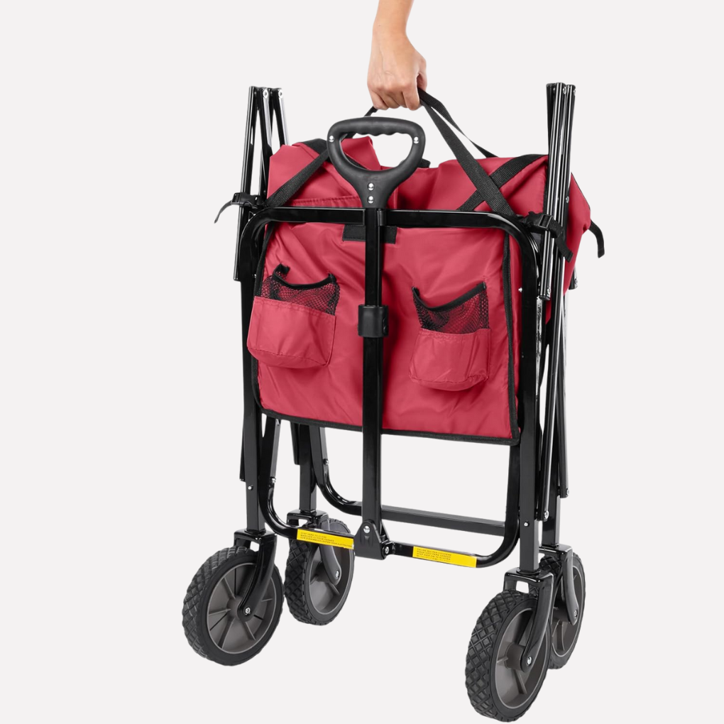 Falcon Heavy Duty Wagon Cart | Collapsible Utility Design, 265 lb Capacity 6