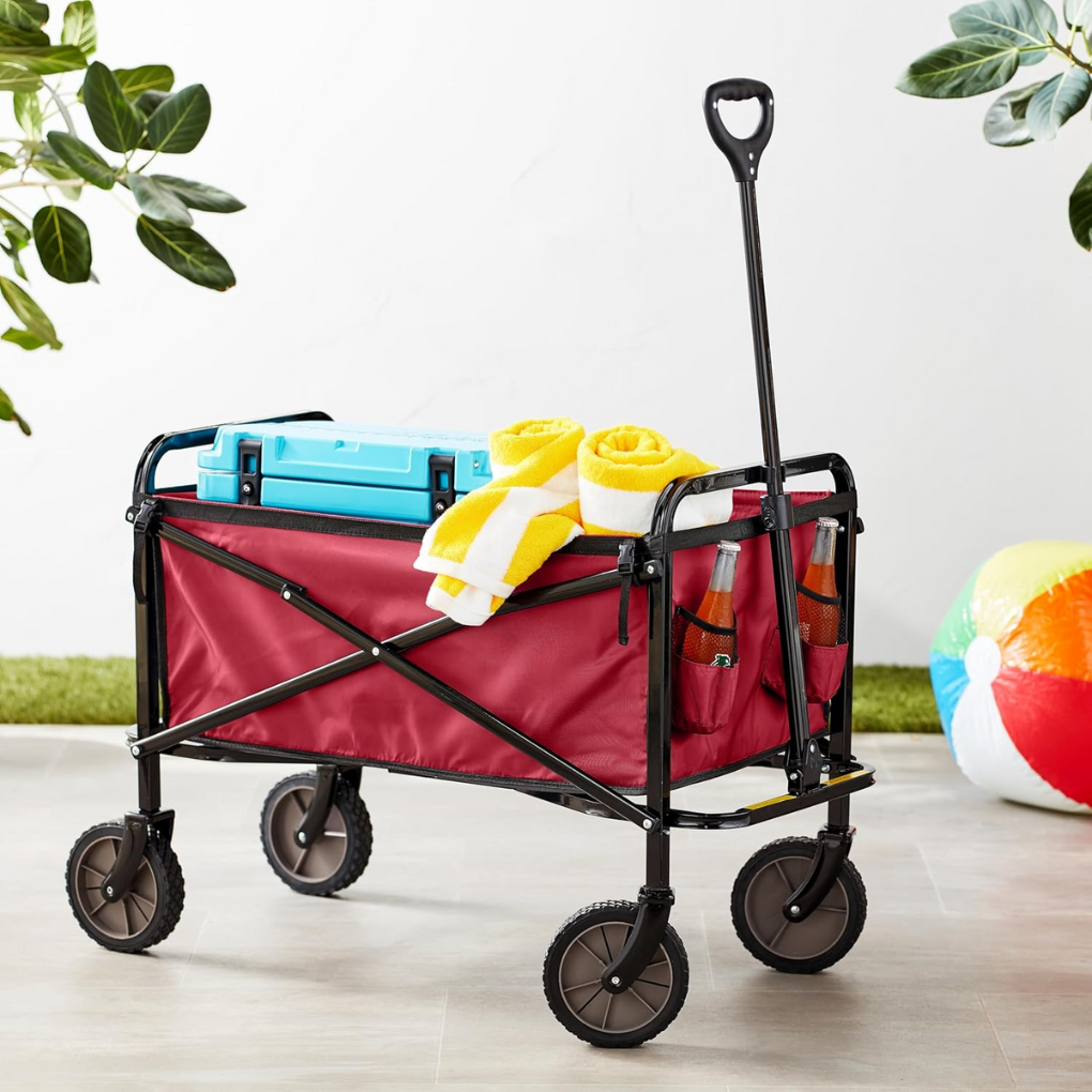 Falcon Heavy Duty Wagon Cart | Collapsible Utility Design, 265 lb Capacity 7