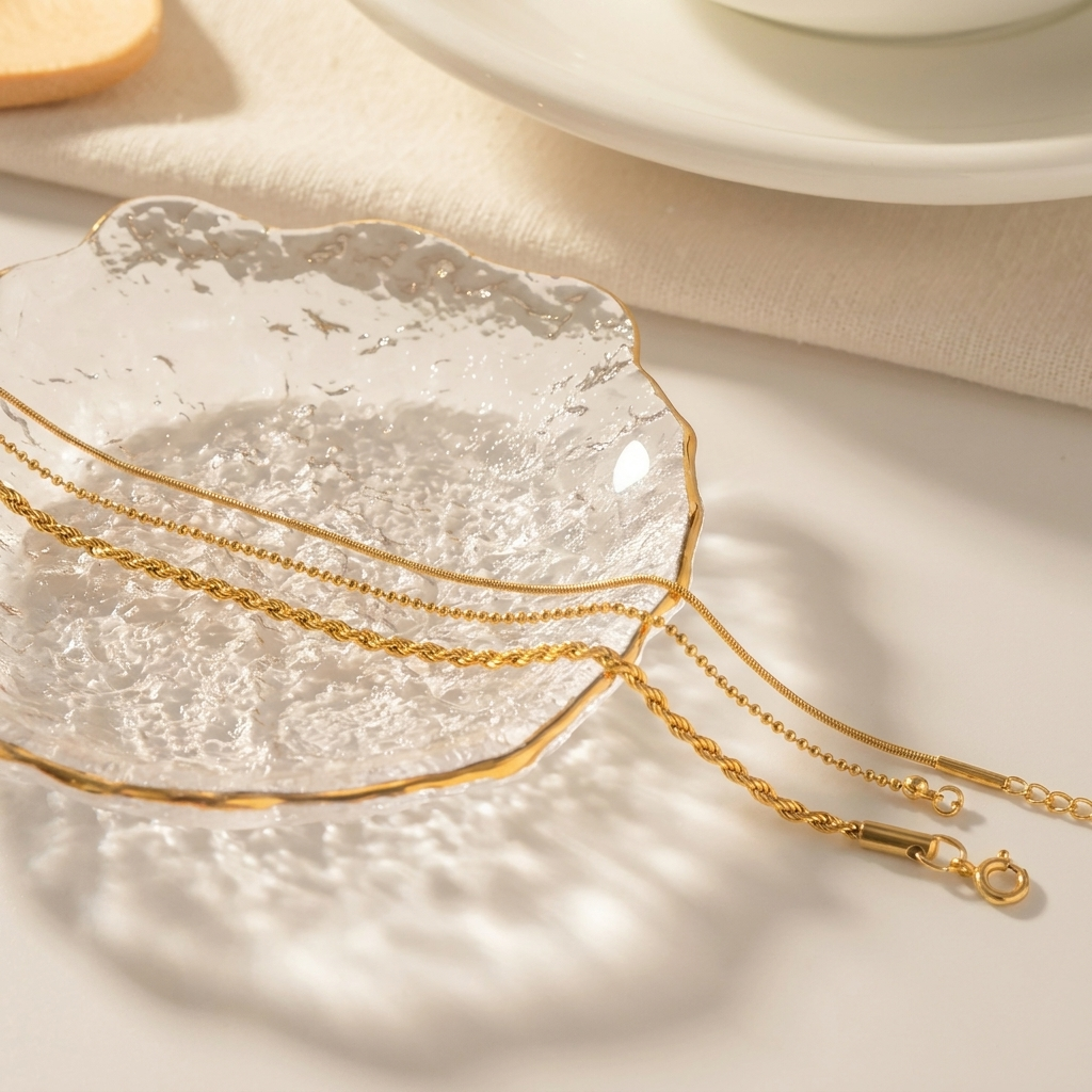 Gala Bracelet Set | Gold-Tone Layered Design, Versatile Styling Options 2