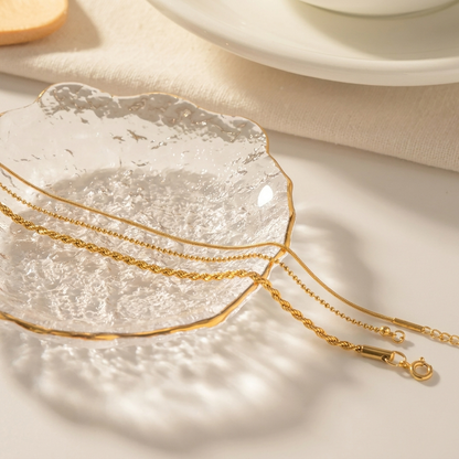 Gala Bracelet Set | Gold-Tone Layered Design, Versatile Styling Options 2