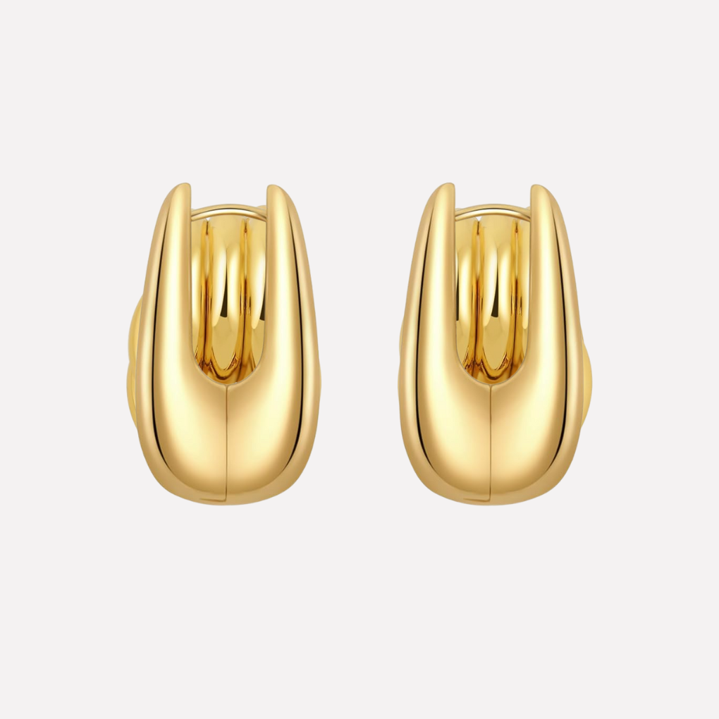 Gala Dangle Earrings for Women | Gold Finish, Oversized Knot Design 8