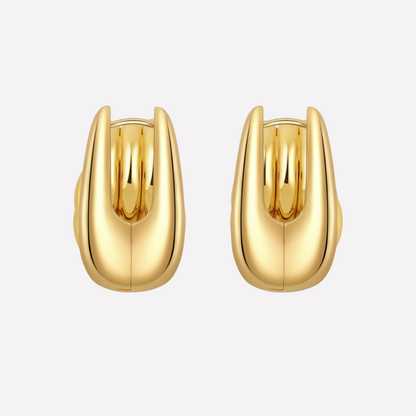 Gala Dangle Earrings for Women | Gold Finish, Oversized Knot Design 8