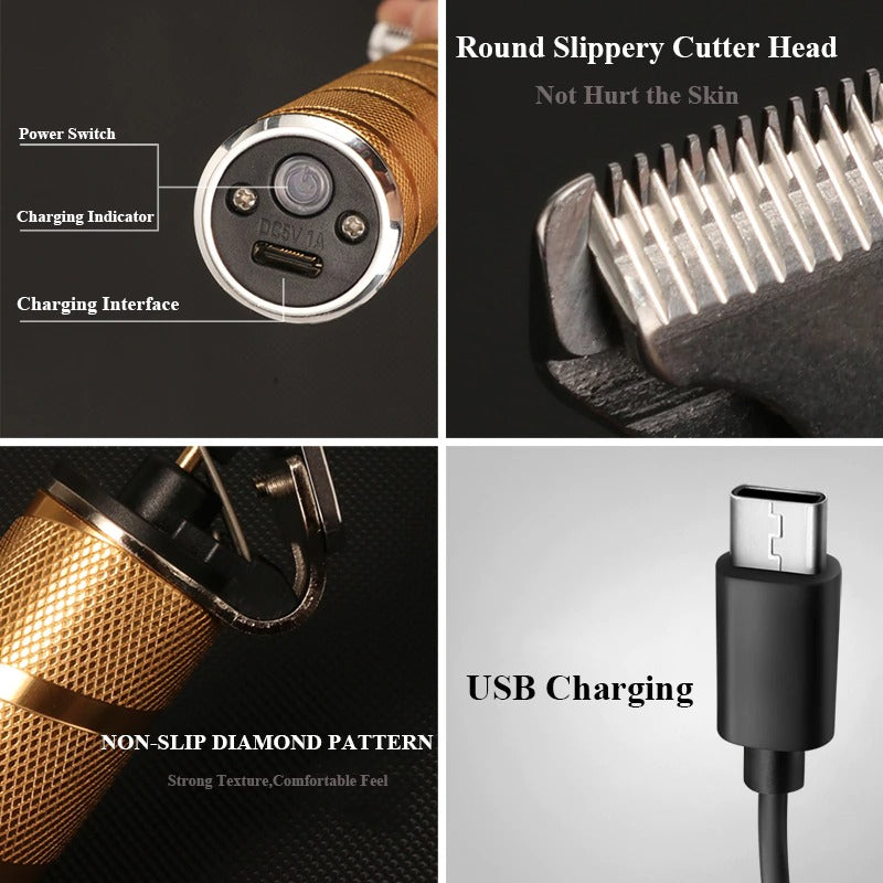 Gleam 3-in-1 Hair Clipper Set | Cordless Hair Clipper, T-Blade Trimmer, Foil Razor 2