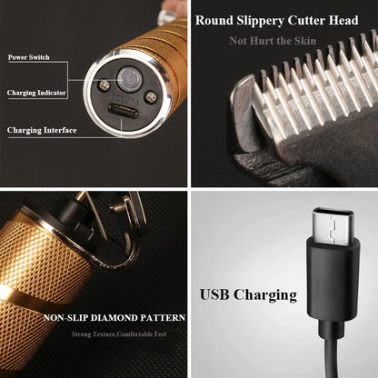 Gleam 3-in-1 Hair Clipper Set | Cordless Hair Clipper, T-Blade Trimmer, Foil Razor 2