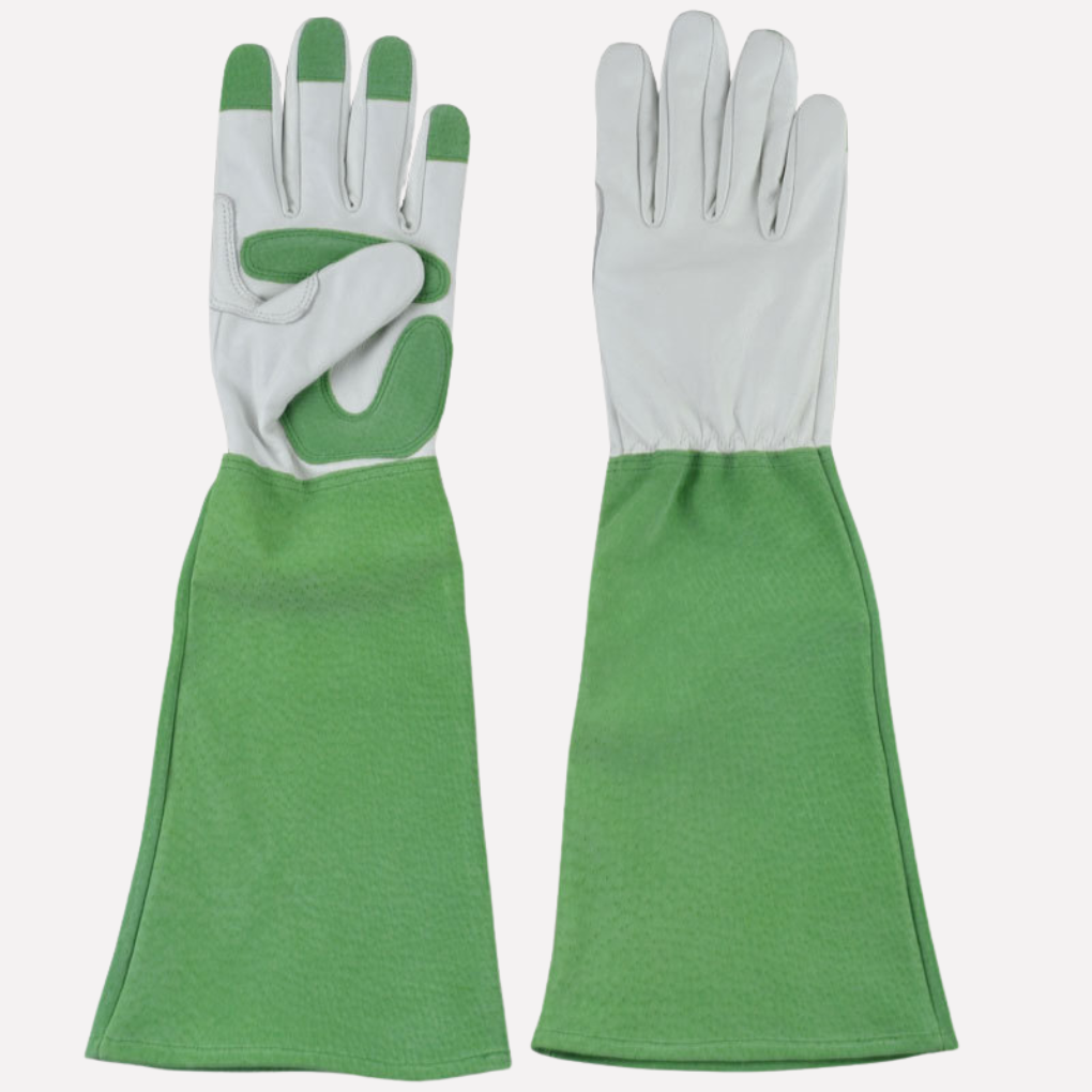 Glenna Garden Gloves | Extended Leather Protection for Hands and Forearms 3