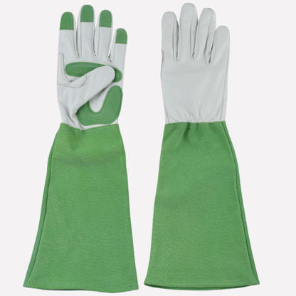 Glenna Garden Gloves | Extended Leather Protection for Hands and Forearms 3