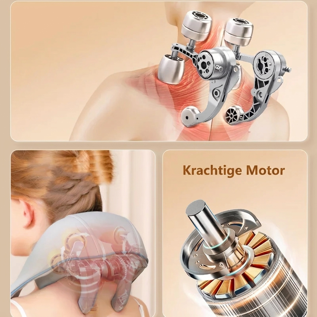 Haven Neck and Shoulder Massager | Shiatsu, Heat Therapy, Wireless 2