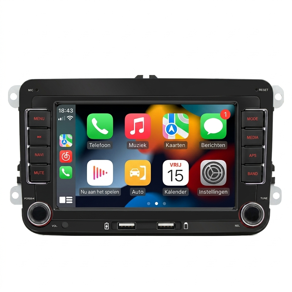 Juvo 7-Inch HD Touchscreen Car MP5 Player | Bluetooth Multimedia System 1