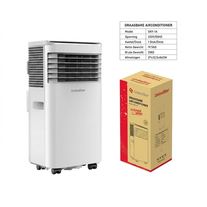 Kora Portable AC Unit | 9000 BTU Cooling, WiFi Control, 3-in-1 Functionality 1