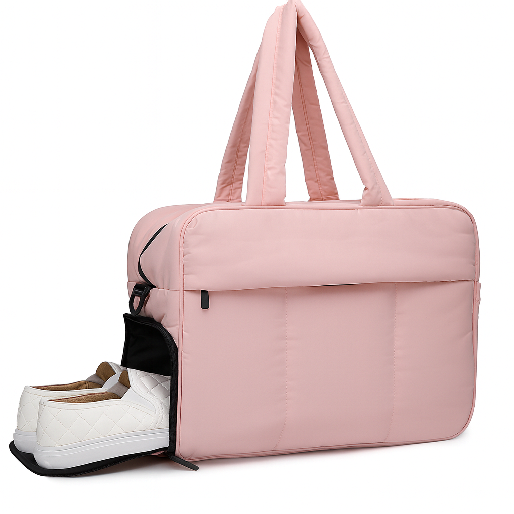 Luka Puffer Duffle Bag | Lightweight Quilted Polyester 2