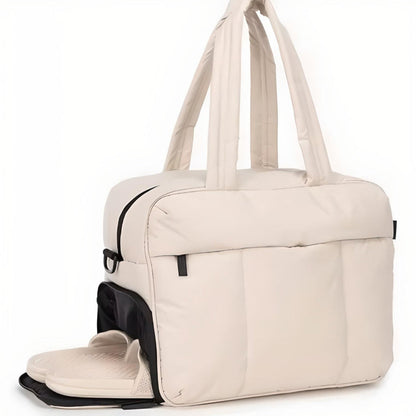 Luka Puffer Duffle Bag | Lightweight Quilted Polyester 4