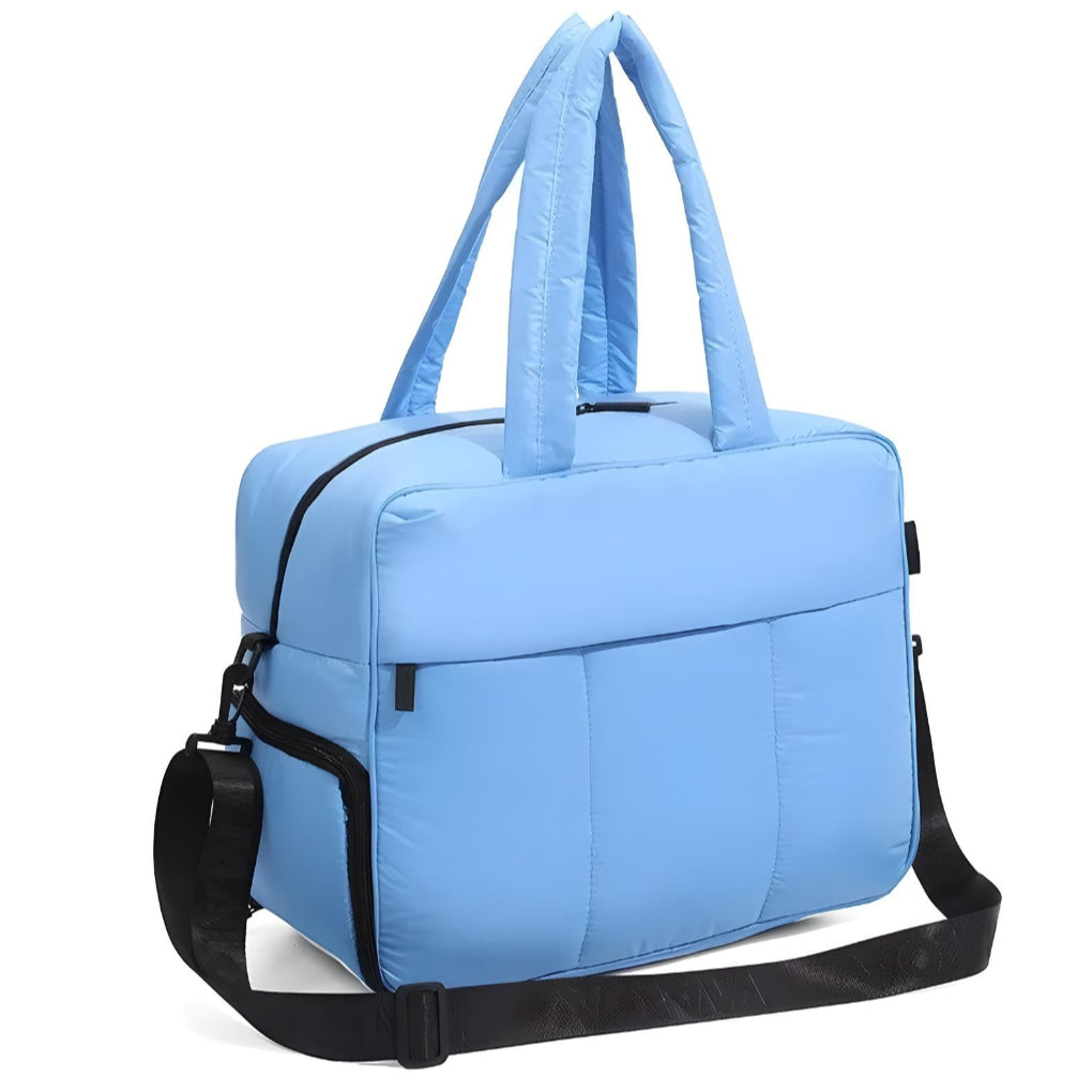 Luka Puffer Duffle Bag | Lightweight Quilted Polyester 5