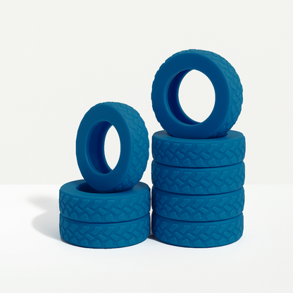 Luna Luggage Wheel Protectors | Shock-Absorbing Silicone Set 2