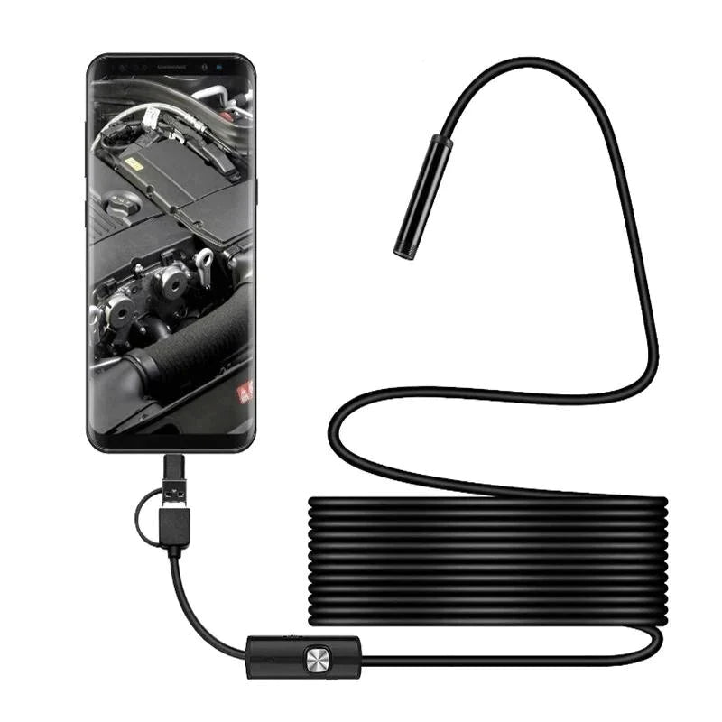 Mally Endoscope Camera | 1080P HD, Flexible Hose, Smartphone Compatible 0