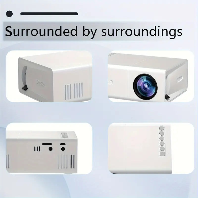 Mira Mini Projector | HD 720P, Portable, Multi-Device Compatible 3