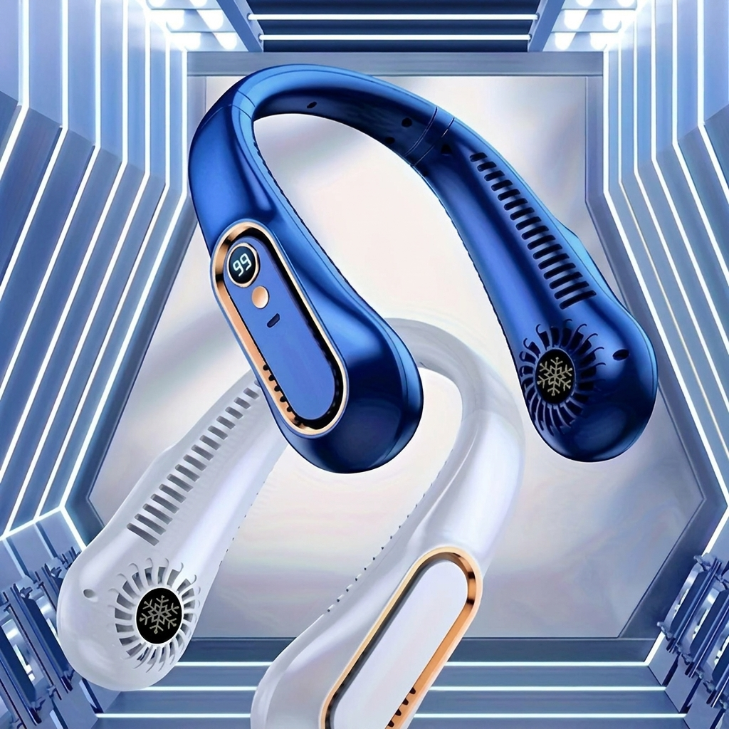 Nexa Bladeless Neck Fan | Portable, USB Rechargeable, 360° Airflow 1