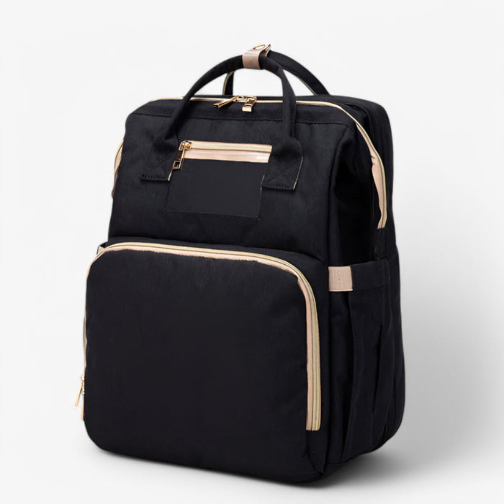 ReisNest Diaper Bag Backpack | 2-in-1 with Extendable Baby Bed, Water-Repellent Fabric 1