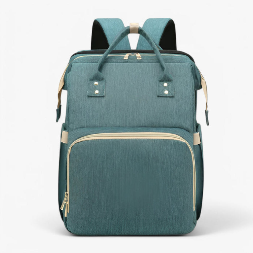 ReisNest Diaper Bag Backpack | 2-in-1 with Extendable Baby Bed, Water-Repellent Fabric 10