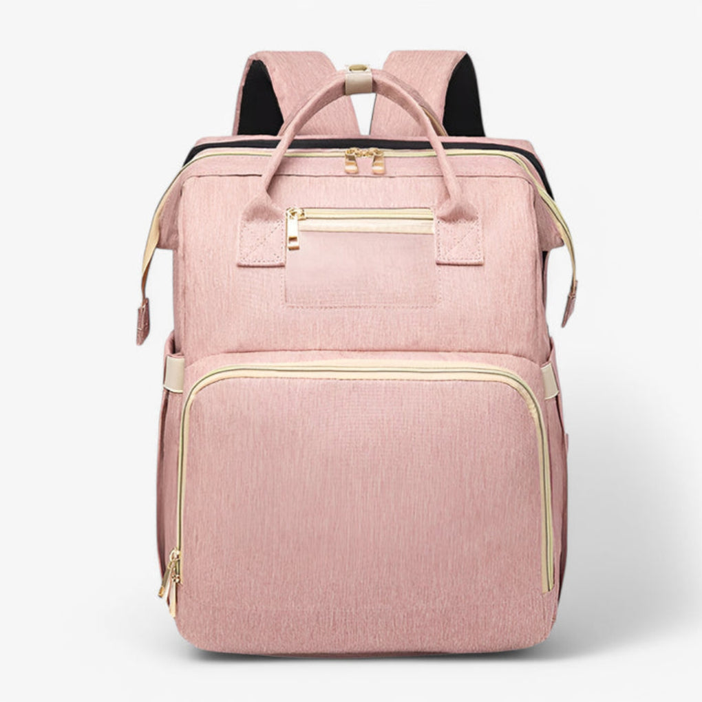 ReisNest Diaper Bag Backpack | 2-in-1 with Extendable Baby Bed, Water-Repellent Fabric 7