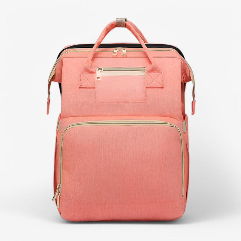 ReisNest Diaper Bag Backpack | 2-in-1 with Extendable Baby Bed, Water-Repellent Fabric 8