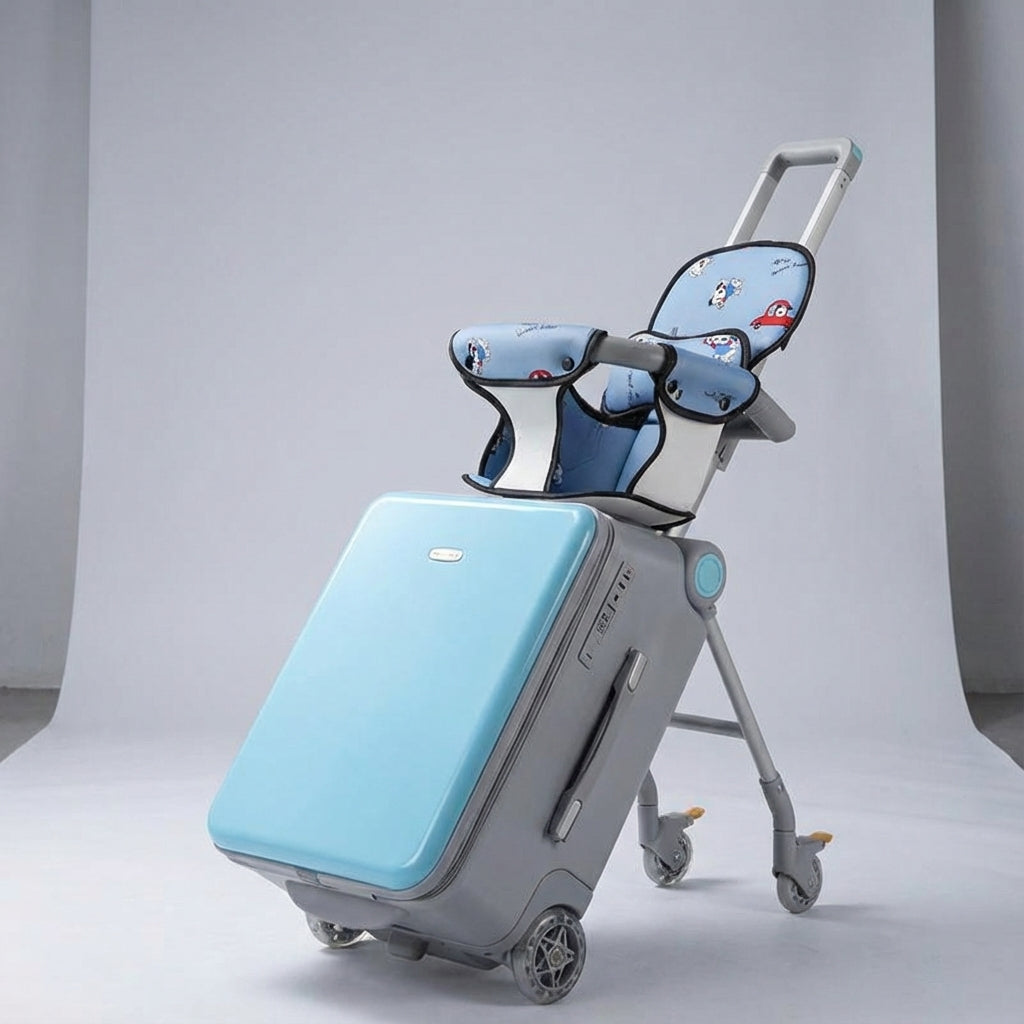 Rilo Kids Suitcase | Multifunctional Ride-On Luggage, Water-Repellent, Lightweight 5