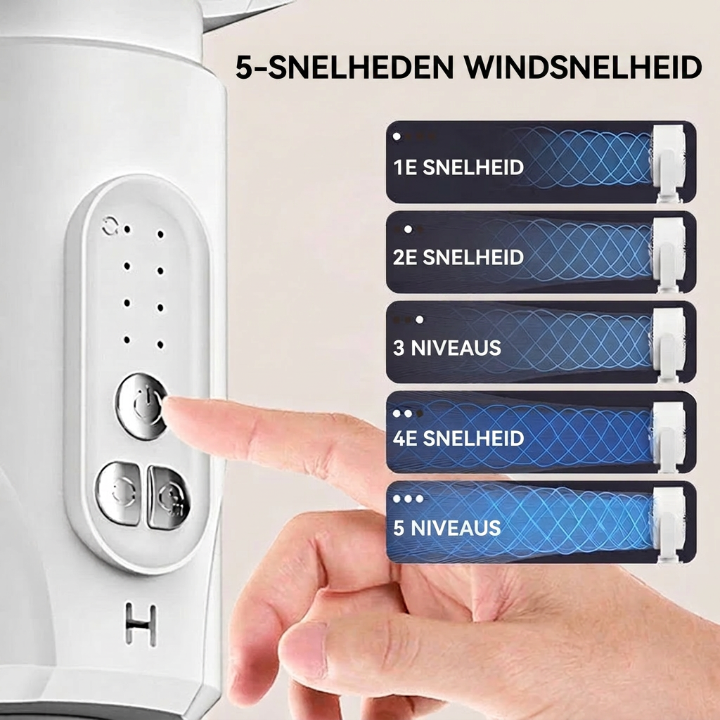 Sera Silent Floor Fan | Remote Control, Adjustable Height, Ultra-Quiet Operation 2
