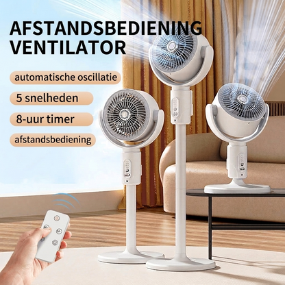 Sera Silent Floor Fan | Remote Control, Adjustable Height, Ultra-Quiet Operation 5