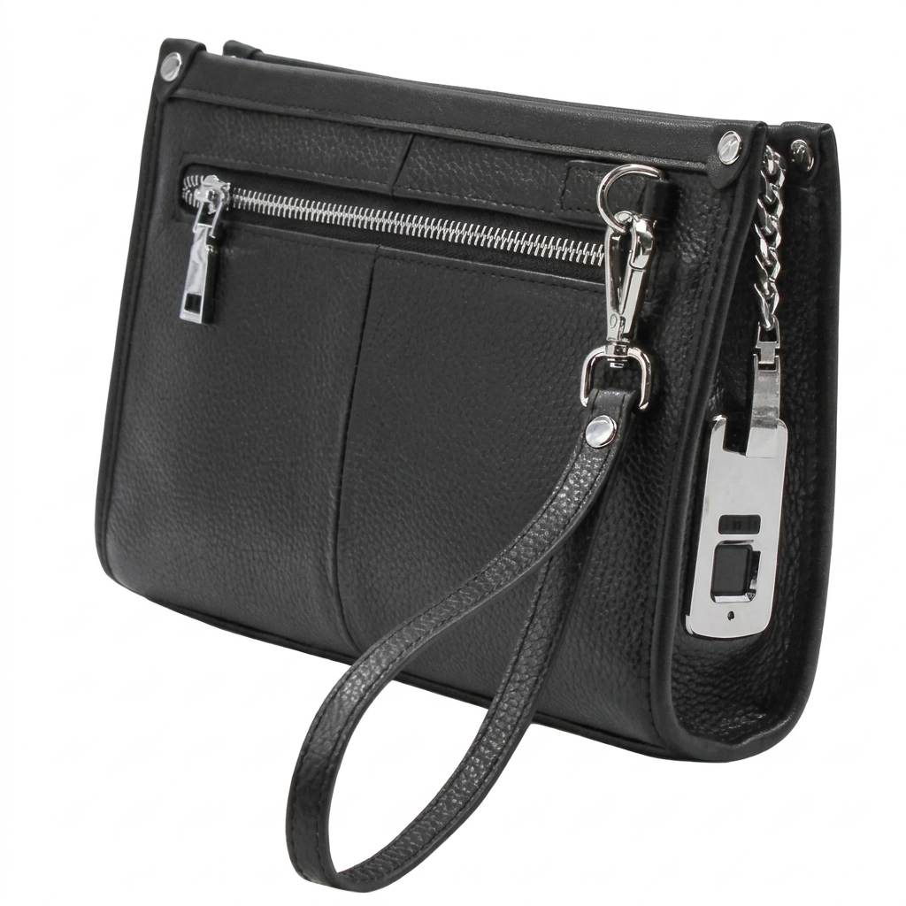 Sienna Handbag | Biometric Fingerprint Lock, Smart Security 0