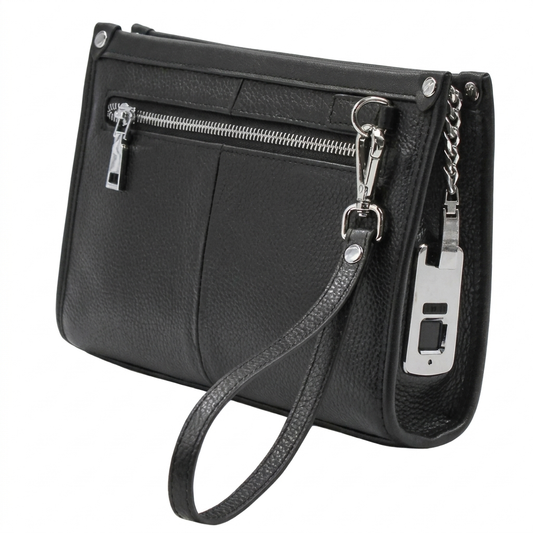 Sienna Handbag | Biometric Fingerprint Lock, Smart Security 0
