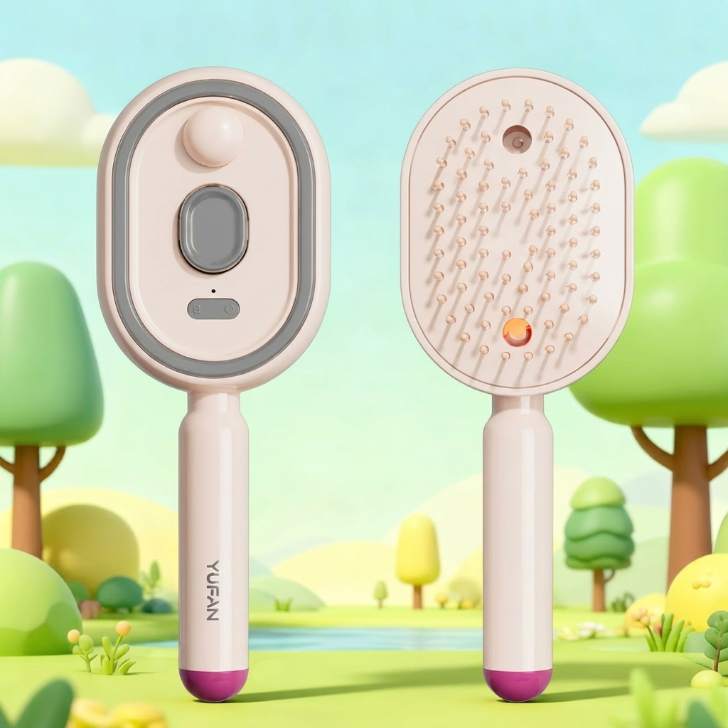Sola Hairbrush | Electric Spray with Air Cushion Massage 3