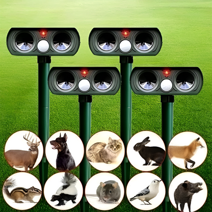 Solara Infrared Pest Repeller | Solar Powered, Ultrasonic Animal Deterrent 1