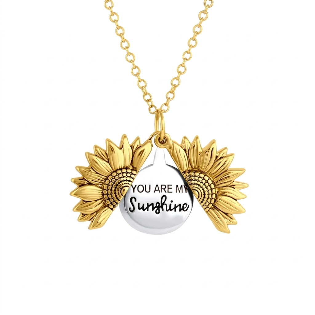 Solara Necklace | Copper Sun Pendant, Lightweight Women's Jewelry 0