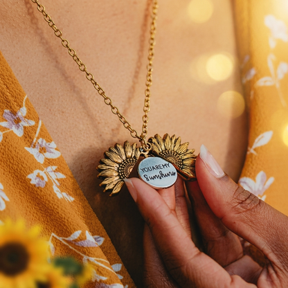 Solara Necklace | Copper Sun Pendant, Lightweight Women's Jewelry 1