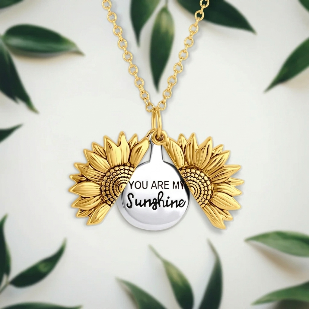 Solara Necklace | Copper Sun Pendant, Lightweight Women's Jewelry 2