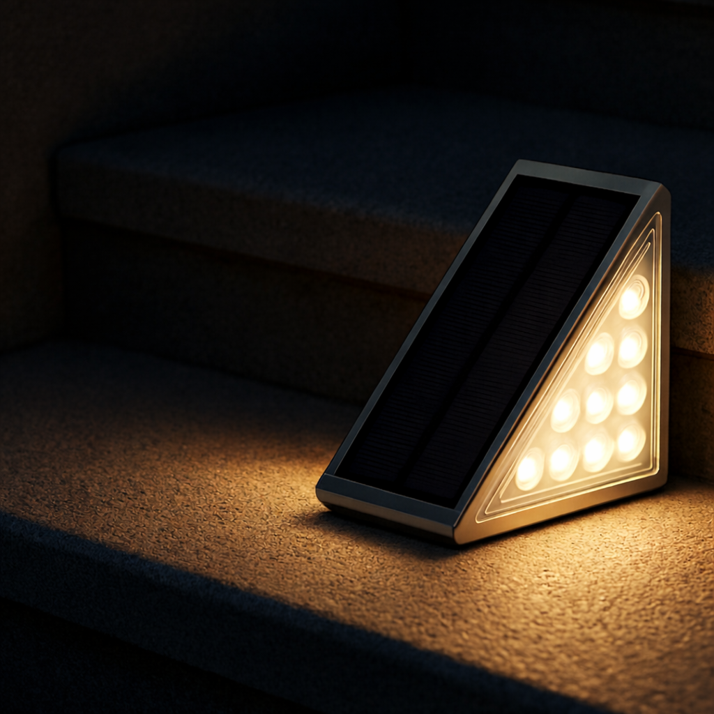 Solara Outdoor Lights | Wireless Solar-Powered LED Stair Lighting 1