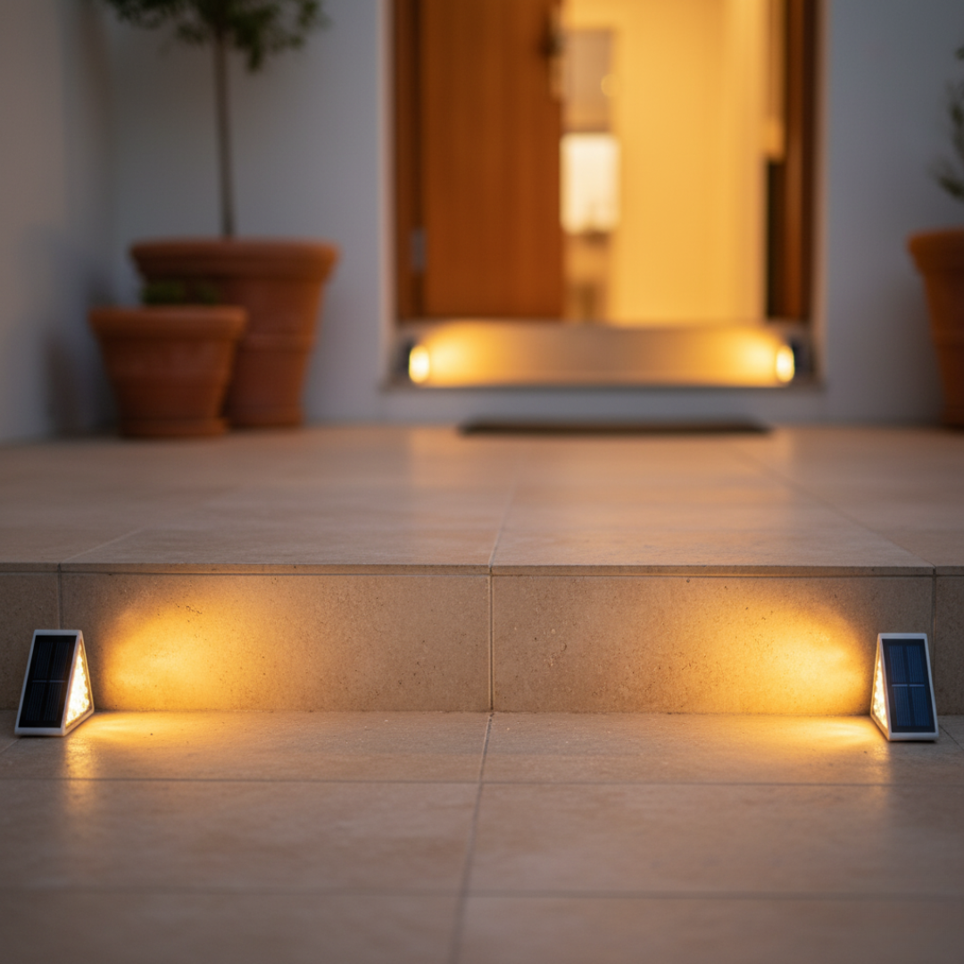 Solara Outdoor Lights | Wireless Solar-Powered LED Stair Lighting 6