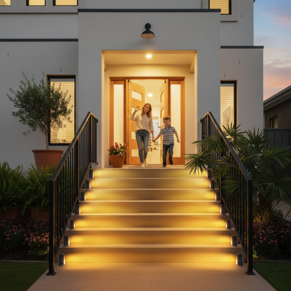 Solara Outdoor Lights | Wireless Solar-Powered LED Stair Lighting 7