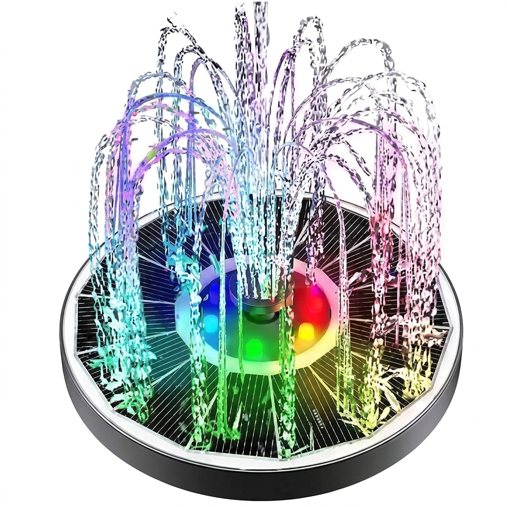 Solara Solar Fountain Pump | Floating Design with Multiple Spray Modes 0