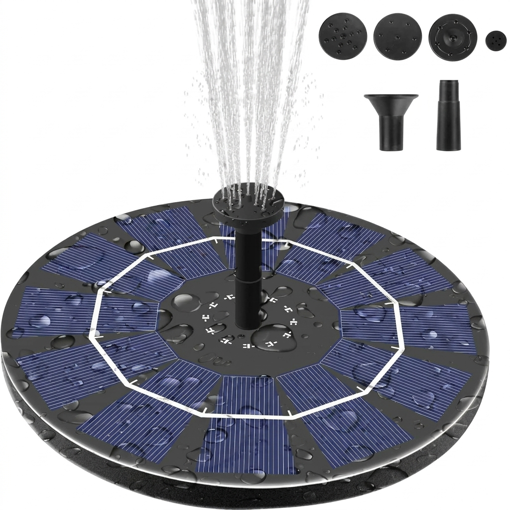 Solara Solar Fountain Pump | Floating Design with Multiple Spray Modes 2
