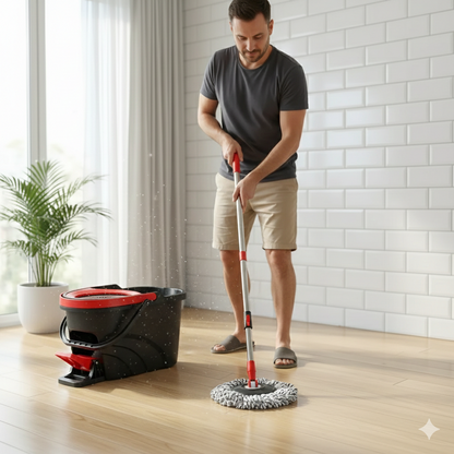 Soma Spin Mop | Microfiber Head, Adjustable Handle 2