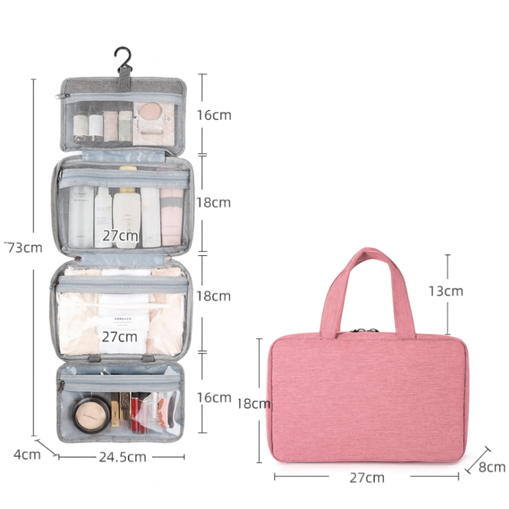 Soma Toiletries Organizer | Multi-Compartment, Travel-Friendly 5